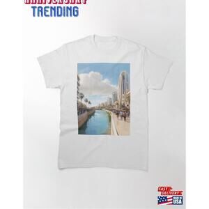 Valencia Coastal Canvas And Turia Tranquility Classic Tshirt